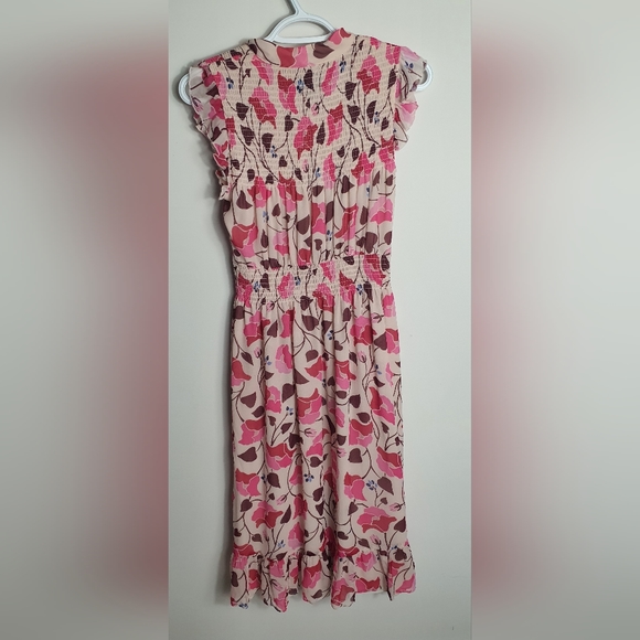 PRE LOVED - Kate Spade Nouveau Bloom Smocked Dress size XS - Picture 3 of 7